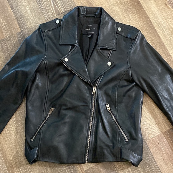 LUCKY Leather Moto Jacket - Picture 15 of 16
